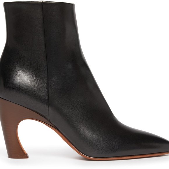 Chloé:  Oli Leather Ankle Boots - black - Picture 2 of 12